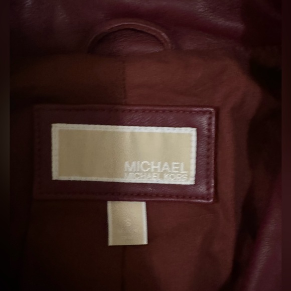 Michael Kors Leather Jacket - Picture 3 of 3